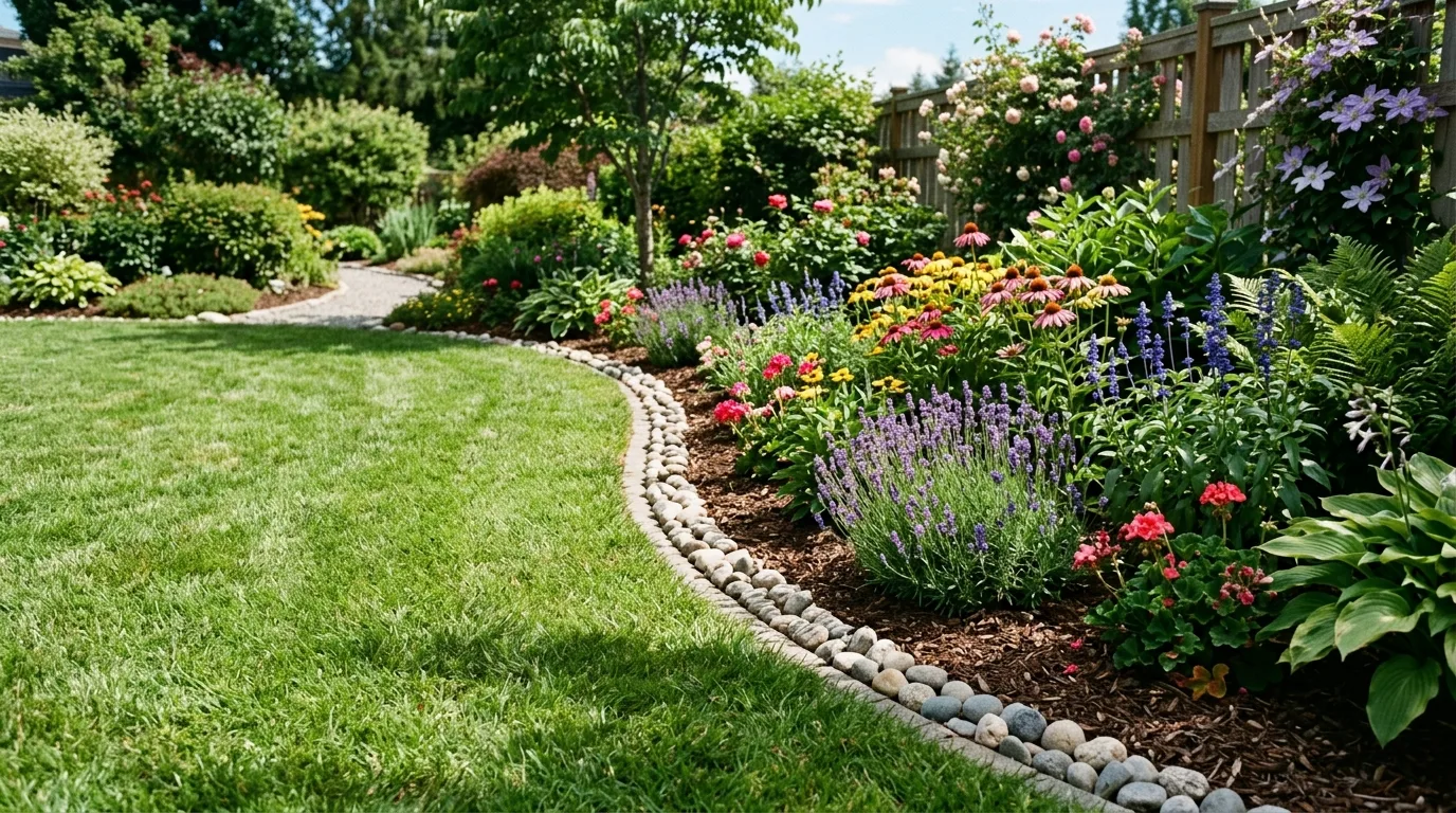 Decorative Terrarium With Natural Wood Accent